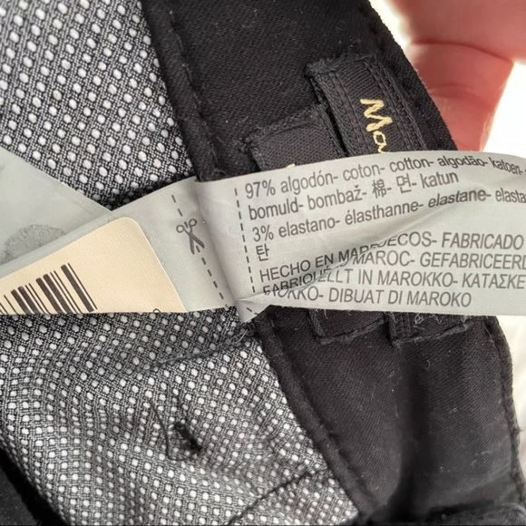 Massimo Dutti Slim Fit Black Skinny Jeans Size 4 - Picture 7 of 7